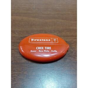 Vintage Quikoin FIRESTONE Squeeze Change Purse